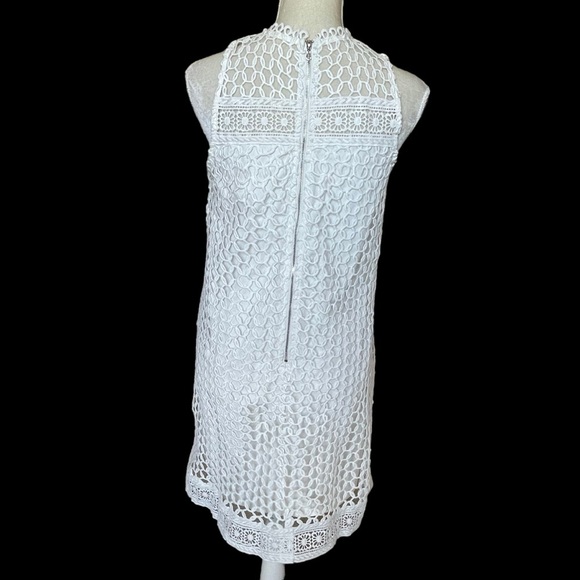 Anthropologie Moon River Open Knit Lace Honeycomb Shift Dress Women’s Size XS - Picture 5 of 9